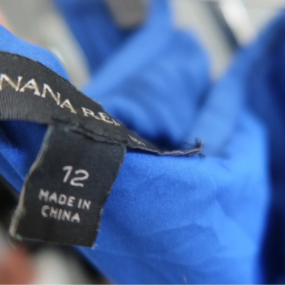 Banana‎ republic blue ruffle mini skirt